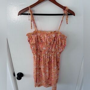 NWOT Tiger Mist Babydoll Floral Mini Dress
